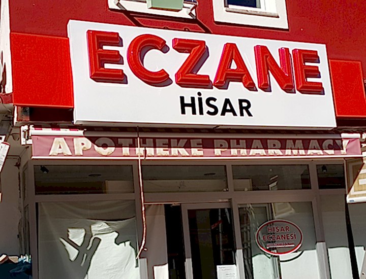 Beşiktaş Eczane Tabelası, E Pano İmalatı, 